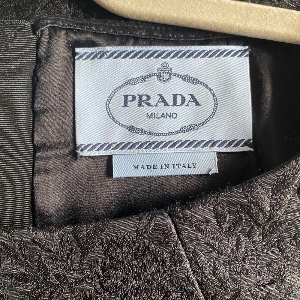 🚫SOLD🚫 Prada Black Sleeveless Floral Jacquard Dress NWOT - Picture 6 of 9